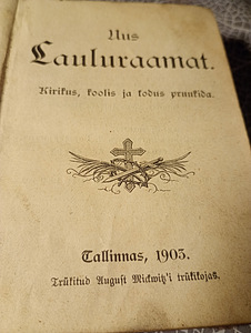 Kristuse laulu raamat 1903a. 635 laulu. Eesti keeles (2 foto / 2)