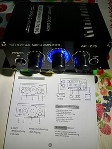 Heli võimendus HI FI stereo 2×20w uus pakendis (4 foto / 10)