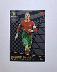 Euro 2024 Topps Cristiano Ronaldo black edge (1 foto / 1)