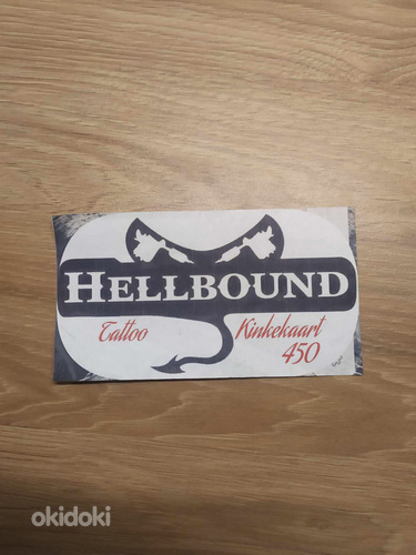 Hellbound tattoo 450€ kinkekaart
