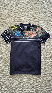 Zara tumesinine mustriga polo - M (2 foto / 2)