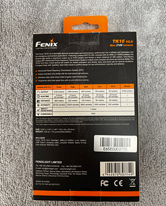 FENIX TK16 V2.0 TAKTIKALINE TASKULAMP (5 foto / 5)