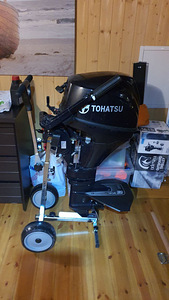 Paadikomplekt Honda Honwave T40 + Tohatsu 9.8 + Respo haagis (7 foto / 7)