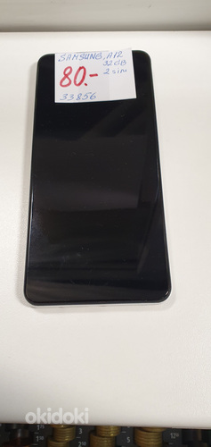 В продаже телефон Samsung A-12, 32GB, белый. (фото #1)