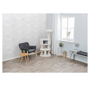 Kassimaja / kraapimispost Nelli, 140 cm, valge/taupe (2 foto / 4)