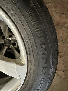 Audi оригинальные диски + шины 5x112 R18 (2 фото из 4)