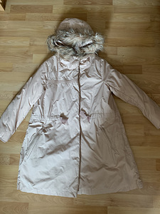 К/с утепленное легкое пальто для девочки