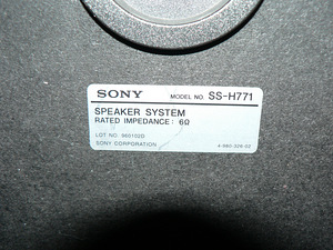 Колонки sony-ss-h771 (1 фото из 3)