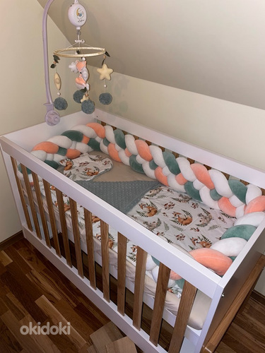 Детская кроватка “Victor” 120×60 + матрас (Dayton) (фото #1)