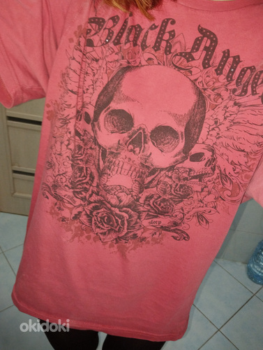 Lahe T-särk Black Angel suurus M