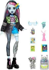 Monster High Frankie Stein Doll in Denim Jacket and Shorts (1 foto / 4)