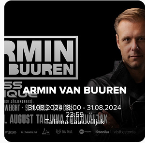 Armin van Buuren - 31.08 Tallinn (1 foto / 1)