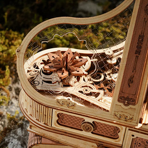 ROKR Magic Piano Mechanical Music Box 3D Wooden Puzzle (4 foto / 7)