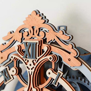 ROKR Romantic Note Wall Clock Mechanical Gear 3D (4 foto / 6)