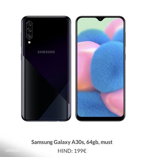 Uus Samsung Galaxy A30s, 64gb, Black/ Green (foto #1)