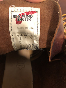 Red wing shoes nr 42 (5 foto / 7)