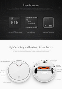 Robottolmuimeja Xiaomi Mi Smart Robot Vacuum, CE, Uus garant (5 foto / 10)