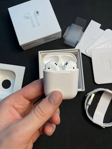 Apple AirPods 2 беспроводные bluetooth наушники +Подарок (1 foto / 7)