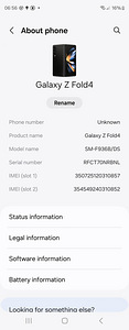 Samsung Galaxy Z Fold4 -5G /512GB (9 foto / 10)