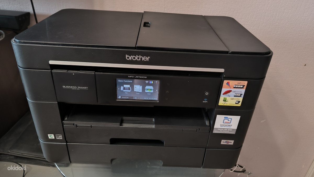 Värviline WiFi A3 printer Brother MFC-J5720DW - Tallinn, Printerid ja multifunktsionaalsed printerid – okidoki