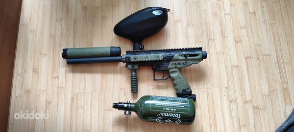 Paintballi komplekt. Marker, loader, balloon, vöö, mask