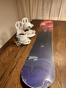 Uus lumelaua komplekt Nitro Lectra 146cm + klambrid (4 foto / 9)