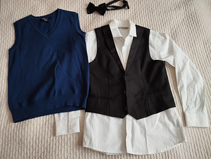 Lindexi pidulik särk+ vest, kikilips, s. 134 (1 foto / 6)