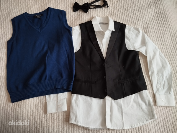 Lindexi pidulik särk+ vest, kikilips, s. 134