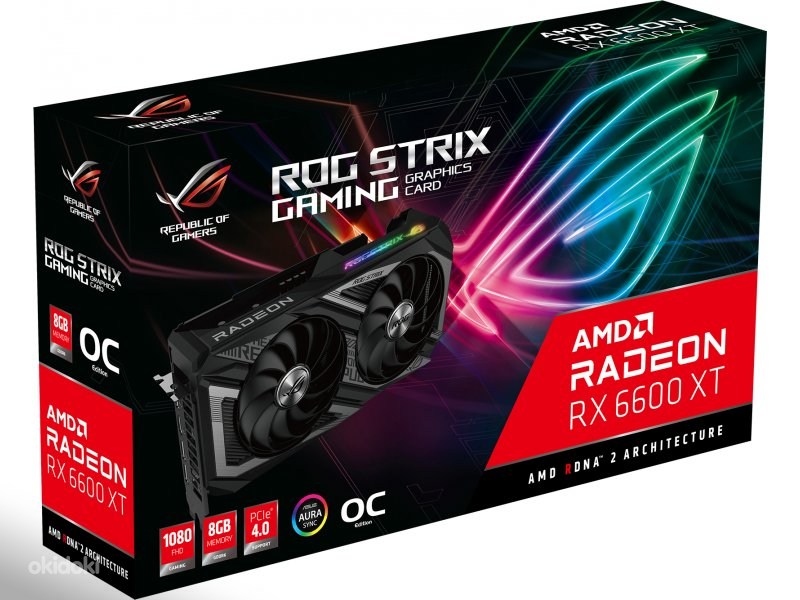 ASUS AMD Radeon RX 6600 XT ROG STRIX GAMING (foto #1)