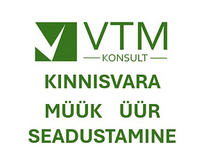 Kinnisvara müük, üür, seadustamine. (1 foto / 2)