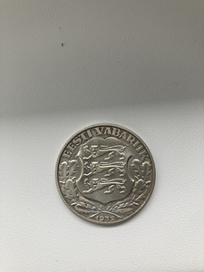 Eesti 2 krooni Tartu Ülikool 1932 a. Originaal (2 foto / 2)