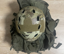 Страйкбольный жилет, шлем и маска