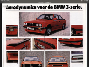 BMW E30 Aerodynamic lip/stangelisa (3 foto / 9)