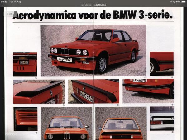 BMW E30 Aerodynamic lip/stangelisa (foto #3)