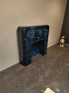 Kamin keraamilistest plaatidest, autori töö (2 foto / 3)