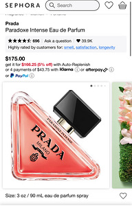 Prada paradoxe intense parfüümvesi naistele 90ml (4 foto / 4)