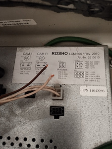 Rosho video ekran + 2 kamera (5 foto / 5)