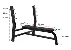 Скамья для жима лежа со стойками Gymstick Weight Bench 200 (2 фото из 2)