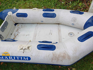 Maritim kummipaat Yamaha5 4taktilise mootori ja kajaloodiga (1 foto / 5)