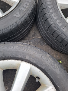 Оригинальные литые диски Toyota Avensis 06 года 5x100 с шина (2 фото из 5)