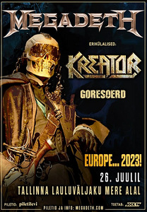 Megadeath VIP ticket Tallinn (1 foto / 1)