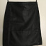 Чернaя, юбка из натуральной кожи, размер 36 (фото #1)