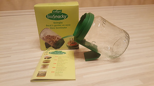 Biosnacky klaasist idandamispurk, uus (3 foto / 3)