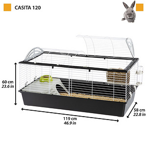 Ferplast Casita 120 119x58x60 cm puur närilistele (9 foto / 9)
