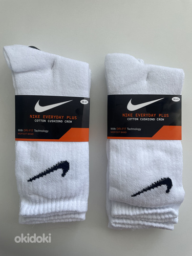 2 пары носков Nike, по 3 штуки в каждой