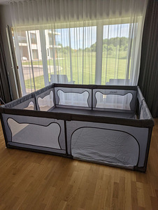 Suur laste mängumaneež / mänguaed Lionelo Willow XL 187x207 (3 foto / 6)