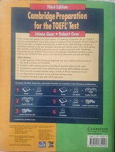 Книга/Õpik "Cambridge Preparation for the TOEFL Test" (2 foto / 2)