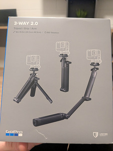 GoPro 3-Way 2.0: 3-в-1 дизайн: он трансформируется из ручки