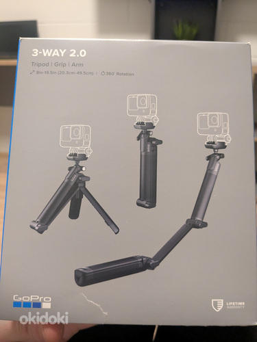 GoPro 3-Way 2.0: 3-в-1 дизайн: он трансформируется из ручки