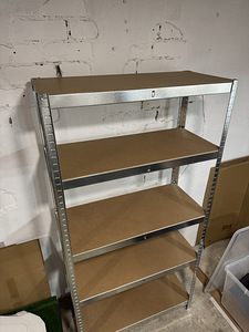Metallriiulite komplekt (75×30×150 ja 90×40×180) (2 foto / 7)